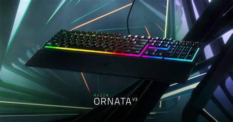 Ergonomic Clicky Gaming Keyboard Razer Ornata V Razer Europe