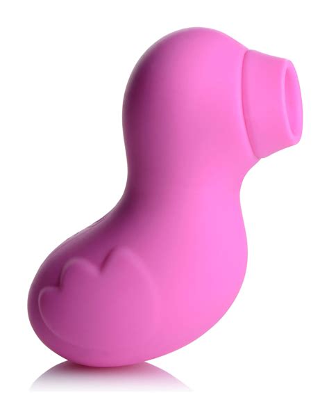 Vibrador Con Succion Sucky Ducky Rosa Happy Ending Sex Shop