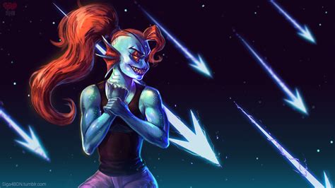 Undertale Undyne Wallpaper Wallpapersafari