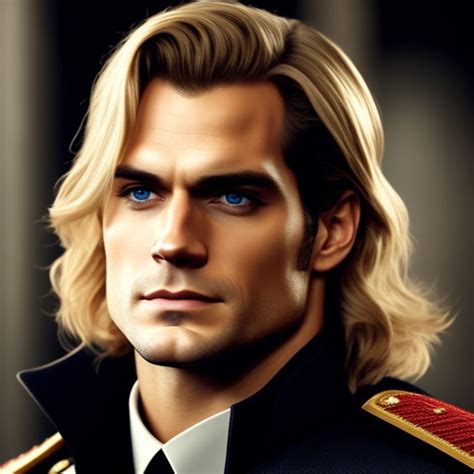 Idle Opossum193 Henry Cavill Has Long Blonde Hair And An Eyepatch