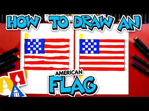 How To Draw The American Flag Pixel Art Nestia