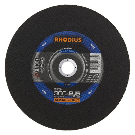 St34 Stationary Cutting Discs Cutting Rhodius Abrasives