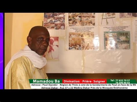 Publicité Mamadou BA Marabout Traditionnel Divination Prière Soigner