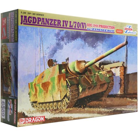 Dragon Jagdpanzer IV L 70 V German Tank August 1944 Model Kit Scale 1 35