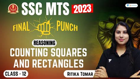 Ssc Mts 2023 Counting Squares And Rectangles Reasoning Class 12