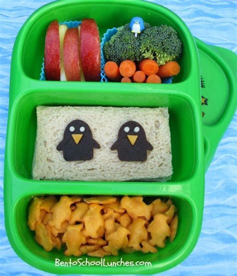 Goodbyn Bynto Mini Penguins Bento Lunch Box Lunch Box Snacks Bento