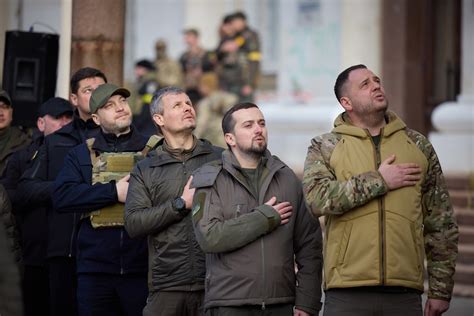 Volodymyr Zelenskyy Took Part In Hoisting The State Flag O Flickr