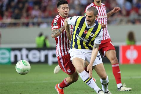 Fenerbahçe fall to Olympiacos 3 2 in Conference League quarters Daily