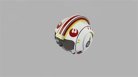 Luke Skywalker helmet 3D model 3D printable | CGTrader