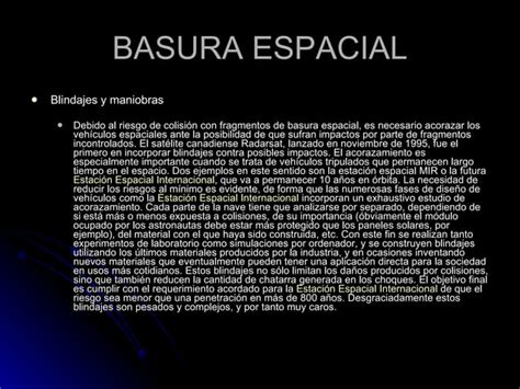 Basura Espacial PPT