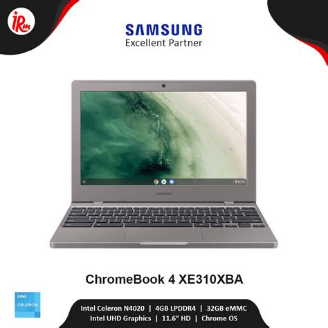 Jual Samsung Chromebook 4 Xe310xba Intel Celeron N4020 4gb 32gb Emmc