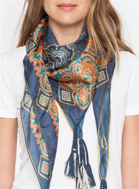 Johnny Was Signature Silk Kai Scarf Multi Fashion Scarf Shopping Scarf