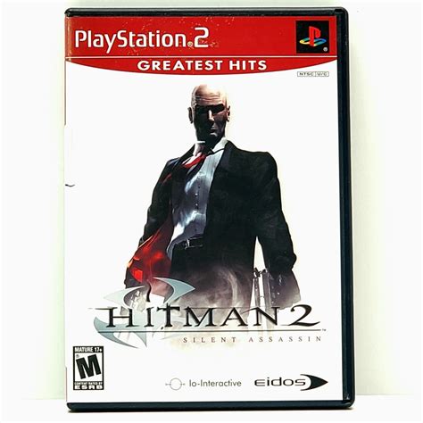 Hitman 2 Silent Assassin Greatest Hits Video Game For Ps2 Cib Used