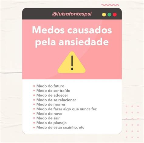 Checklist Ansiedade Psic Loga Lu Sa Fontes