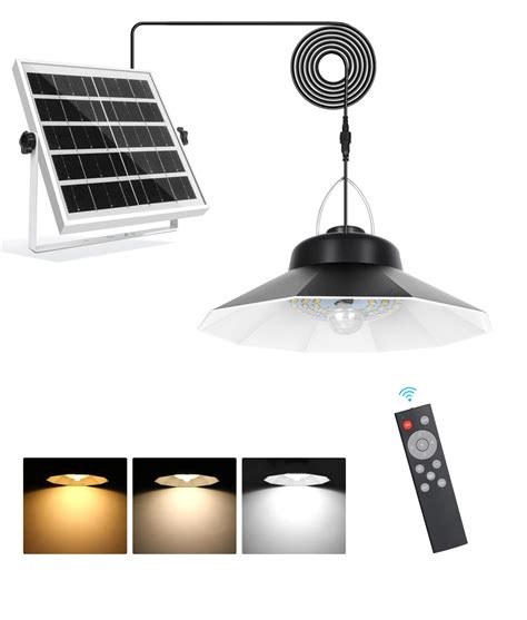 Buy UfanoreSolar Pendant Light Indoor Outdoor 1200LM Dimmable Retro