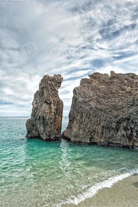 cinque terre beach landscape sea view 12201918 Stock Photo at Vecteezy