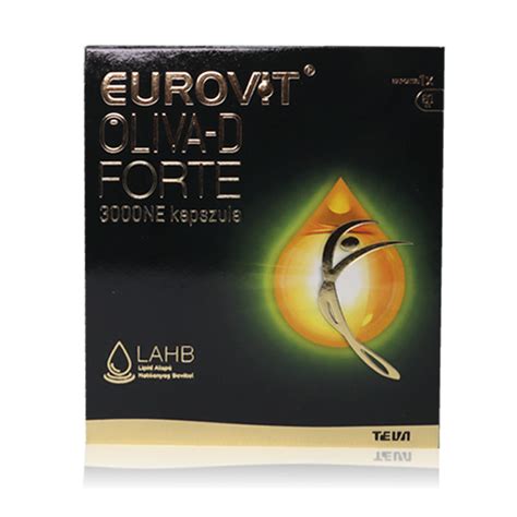 Eurovit Oliva D Forte 3000 NE kapszula 60 db kedvező áron ZU