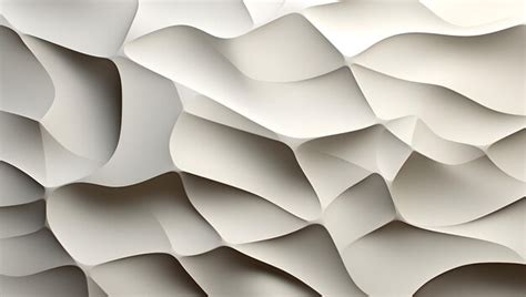 Premium AI Image | white abstract 3d background with abstract shapes