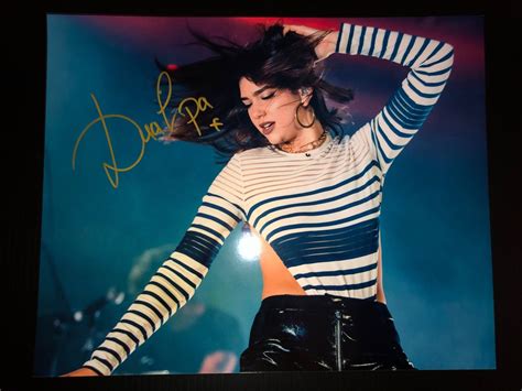 DUA LIPA Hand Signed Autograph 8x10 Photo With COA - Etsy