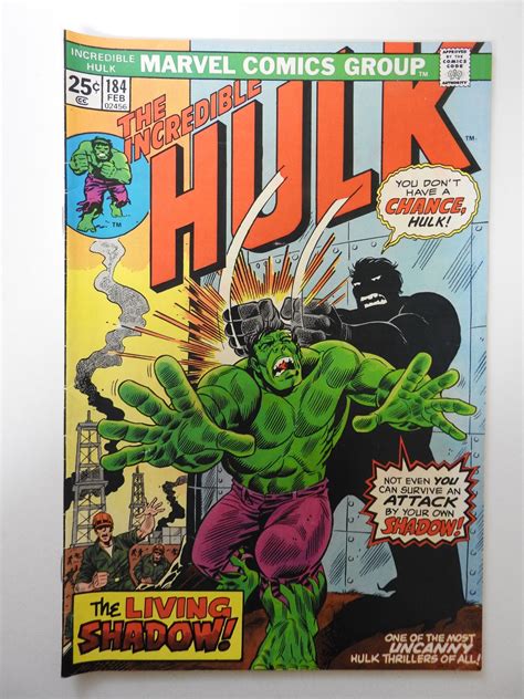 The Incredible Hulk Vg Fn Condition Mvs Intact Comic