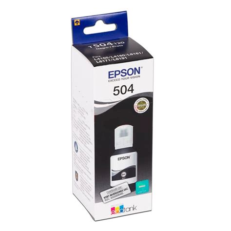 Ripley KIT 4 TINTAS EPSON T504 ECOTANK TINTA CONTINUA L4150 L4160 L6270