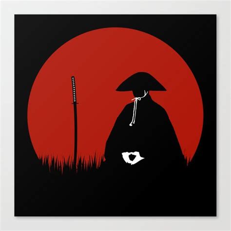 Meditating Samurai Warrior Canvas Print By Darth Paul Samurai Art