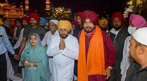 Navjot Singh Sidhu Meet Cm Charanjit Singh Channi At Punjab Bhawan