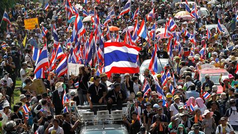 In Thailand Anti Government Protests Escalate