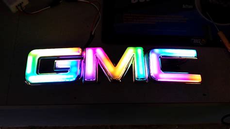 Lighted Gmc Emblem Youtube