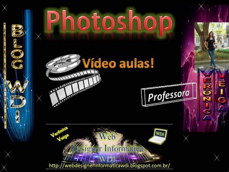 Web Designer Informática E Educação Vídeo Aula Photoshop