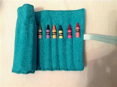 Diy crayon travel case. | Diy crayons, Travel case, Crafts