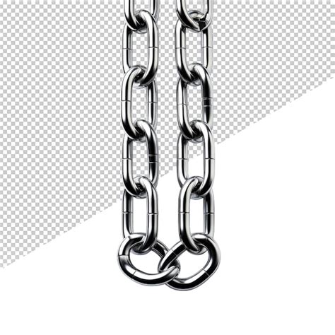 una letra   esta hecha  una cadena archivo psd premium