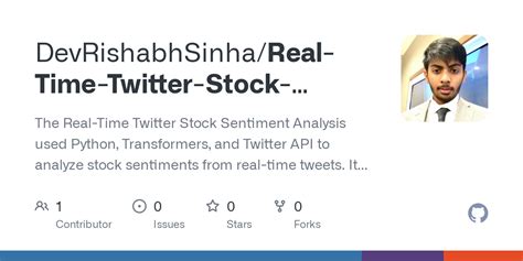 Github Devrishabhsinha Real Time Twitter Stock Sentiment Transformer