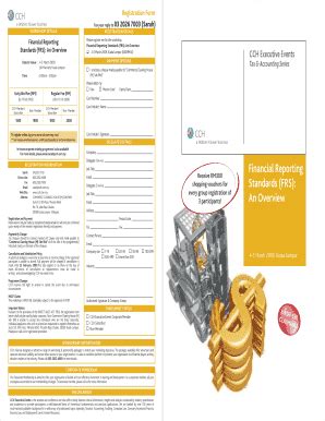 Fillable Online Financial Reporting Standards FRS An Overview CCH