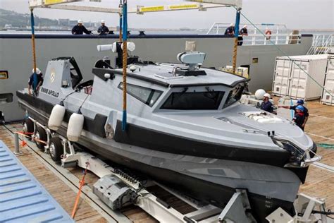 Royal Navy Autonomous Vessels Minehunting Trials D But Joint Forces News