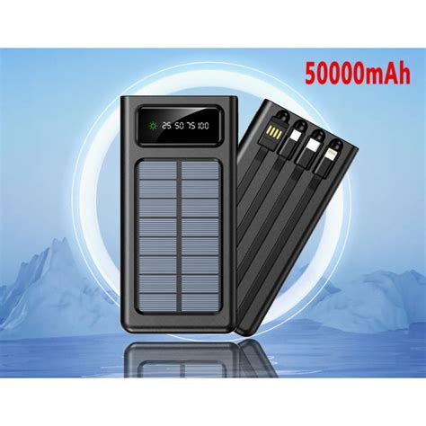 Solar Power Bank 50000mAh | Shopee Malaysia