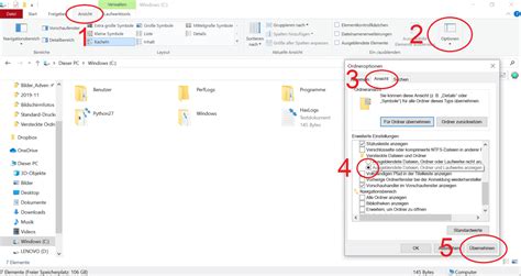 Versteckte Dateien Ordner Unter Windows 10 Anzeigen