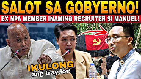 HALA EX MEMBER NG NPA NILAGLAG SI RAOUL MANUEL RECRUITER KA PALA SEN