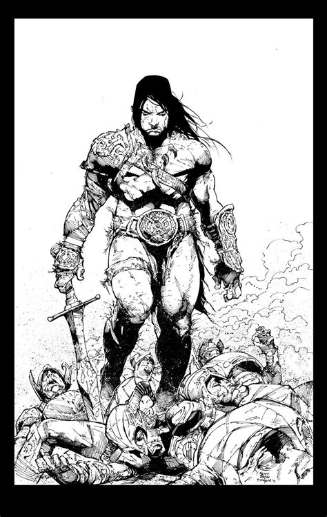 Conan Inks By Devgear On Deviantart