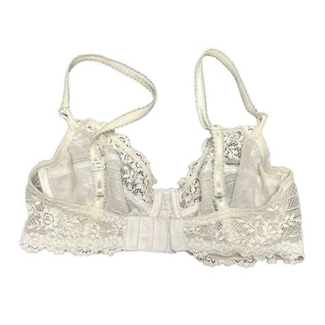 Wacoal Bra Embrace Lace 32d White Unlined Underwire Unpadded 65191 Ebay