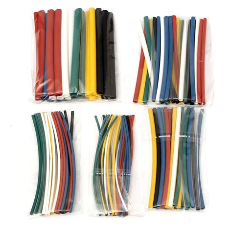 140Pcs Electrical Cable Heat Shrink Tube Insulation Tubing For Wrap