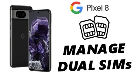 Google Pixel Pixel Pro How To Manage Dual Sim Cards Youtube