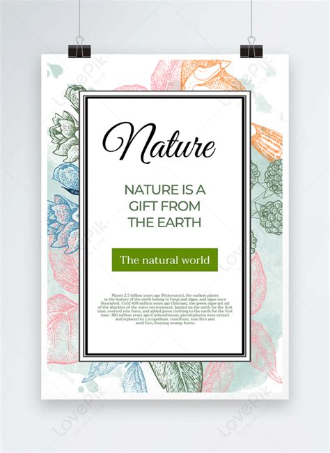 Nature poster graphic design template image_picture free download ...