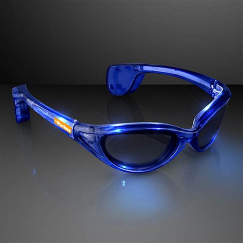 Promotional Logo Light Up Led Flashing Sunglasses