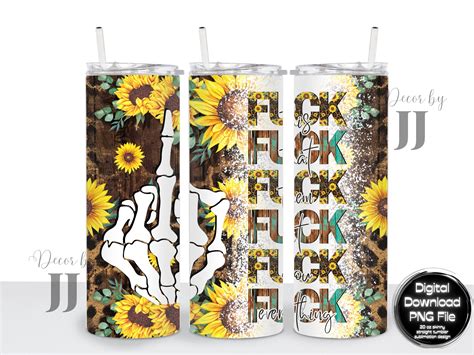 Fuck This Fuck That Fuck You Fuck Everything Middle Finger Sublimation Design Oz Straight