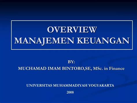 Ppt Overview Manajemen Keuangan Powerpoint Presentation Free Download Id 6137870