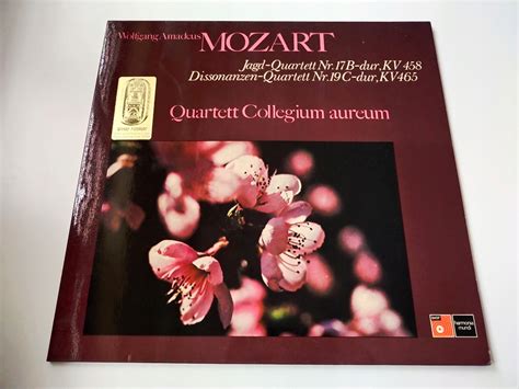 Mozart Jagd Quartett Nr B Dur Kv Dissonanzen Quartett Lp