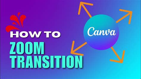 Canva Transition Tutorial How To Create A Zoom Transition For Your