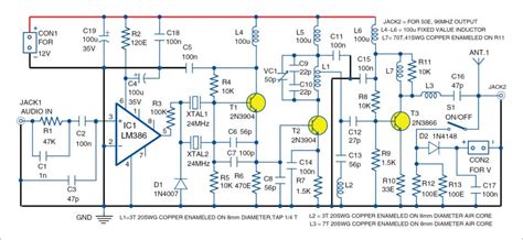 Fm Transmitter Circuit Diagram Using Crystal Oscillator Revo