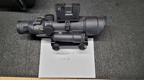 Wts Trijicon Acog Ta110 Crosshair W Pb 3 Red Dot Combo R